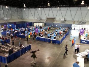 The CDA Cares dental clinic event in Sacramento in March 2015